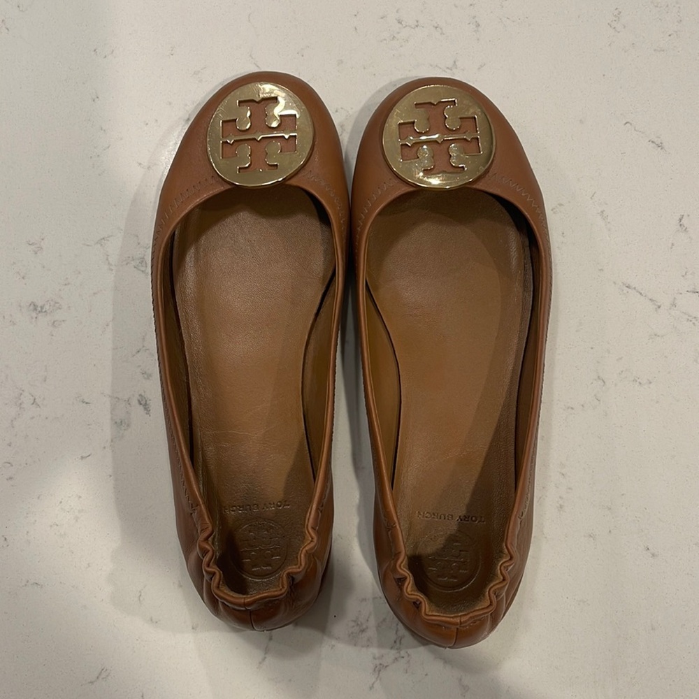 Tory Burch brown flats